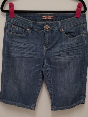 Women's Blue Denim Bermuda Jeans